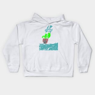 kids painting cry Kids Hoodie